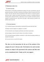 5 Maintenance and service 51 General warranty After (Page 32 / 48) JPT 200W 300W Pulsed Fiber Laser User Manual YDFLP-CL2 V0.1